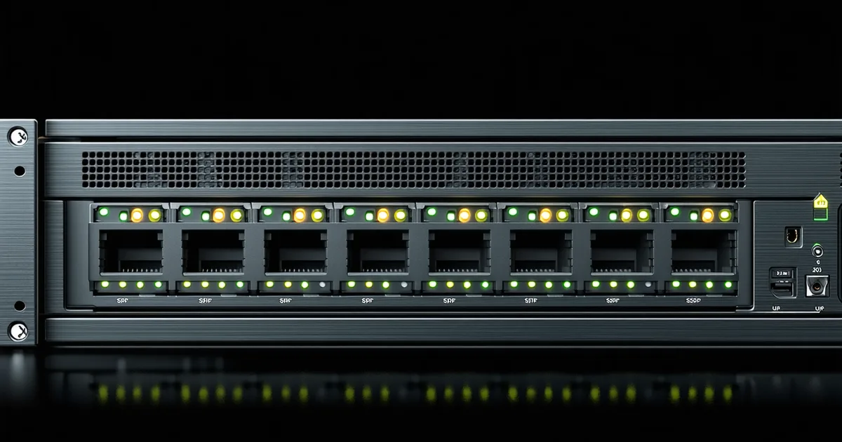 CQ1 hardware security module — front panel showing interface ports and security indicators